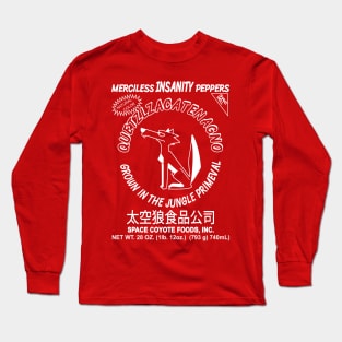 Space Coyote Sriracha Long Sleeve T-Shirt